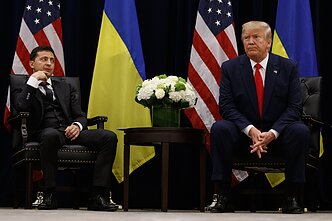 Volodymyro Zelenskio ir Donaldo Trumpo susitikimas