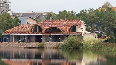 Griaunamas Vijūnėlės „dvaras“