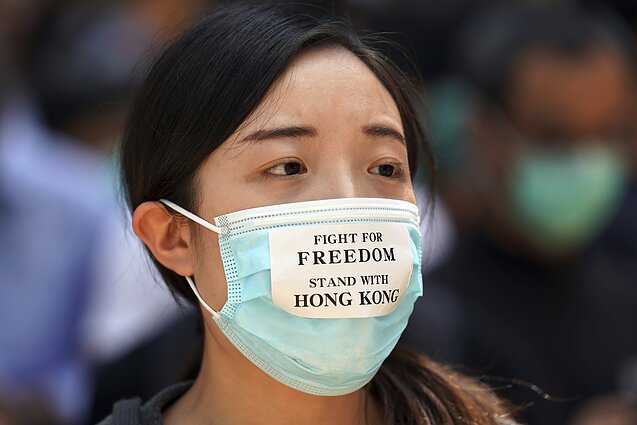 Honkongo protestuotojai Honkongo protestuotojai