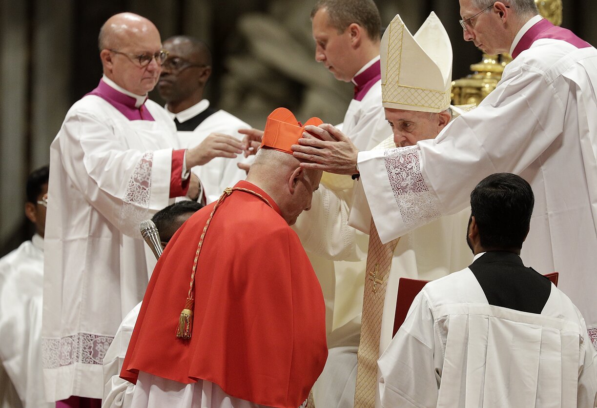 Cardinal Sigitas Tamkevičius and Pope Francis