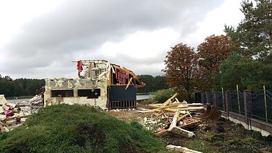 Nugriautas Vijūnėlės „dvaras“ Nugriautas Vijūnėlės „dvaras“
