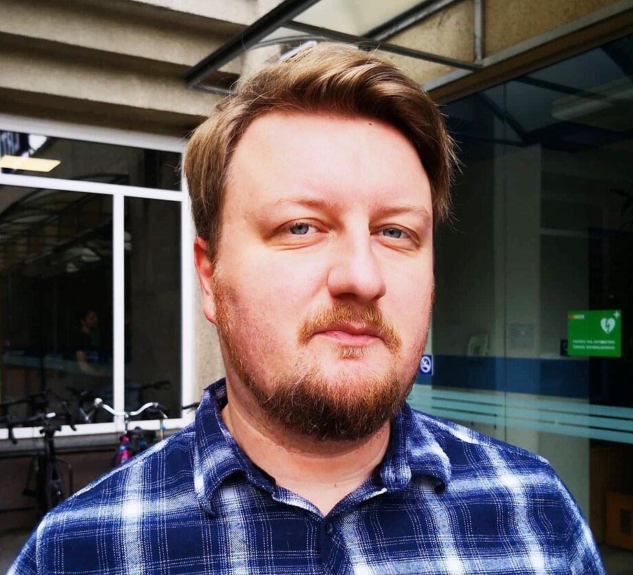 Valentino Mitės nuotr., Filosofas bei žurnalistas Paulius Gritėnas