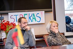 Streikuojantys mokytojai Streikuojantys mokytojai
