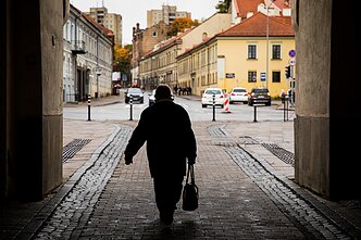 People in Vilnius (illustrative)