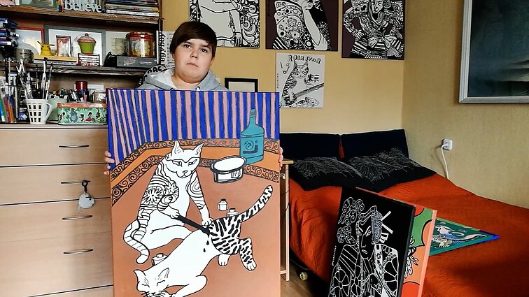 Lietuvos nerealieji. Dešimtmetis Kasparas Jasas: piešiu samurajus, nes jie – išskirtiniai