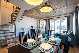 Valgomojo kambario interjeras