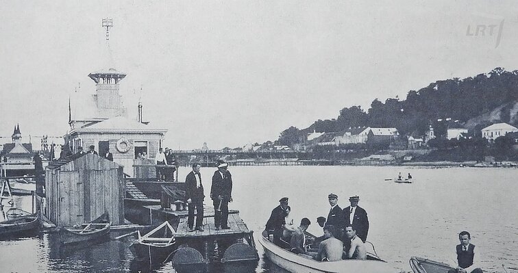 Kauno keleivinė prieplauka tarpukaryje.