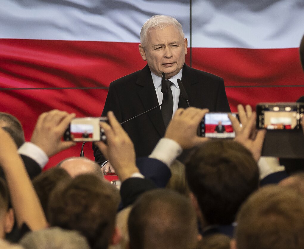  Jarosław Kaczyński, the leader of Poland's conservative Law and Justice party.