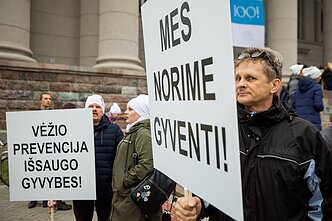 Mitingas „Vėžys – ne sloga“, Mitingas „Vėžys – ne sloga“,