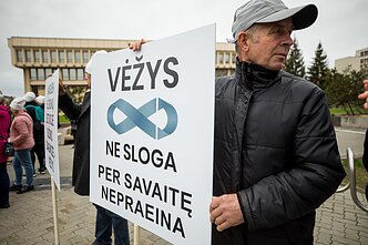 Mitingas „Vėžys – ne sloga“,