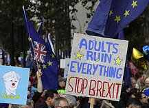 „Brexito“ priešininkų eisena Londone „Brexito“ priešininkų eisena Londone
