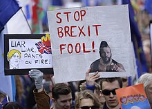 „Brexito“ priešininkų eisena Londone „Brexito“ priešininkų eisena Londone