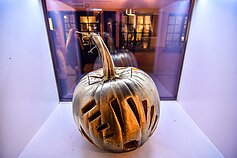 Moliūgai-šviestuvai Stiklo kvartale 