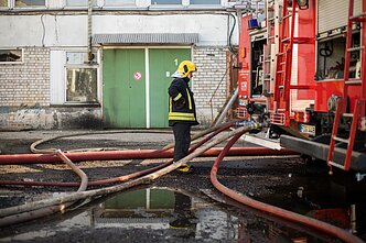 Fire in Alytus