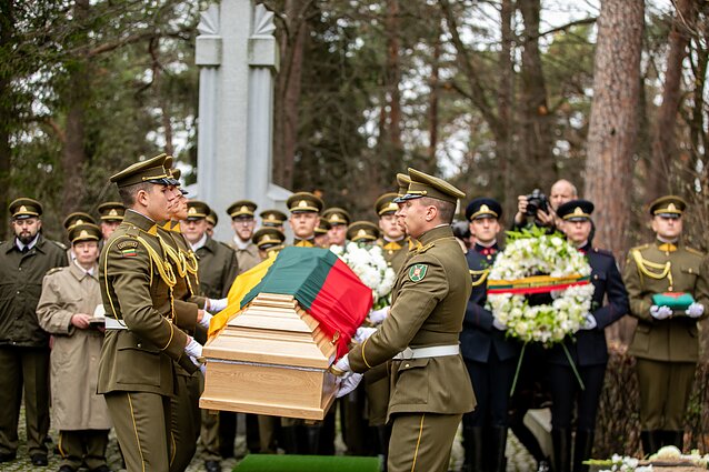Antakalnio kapinėse amžino poilsio atgulė partizanas Antanas Kraujelis–Siaubūnas