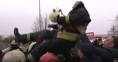 Įveiktas gaisras Alytuje Įveiktas gaisras Alytuje