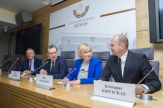 Povilas Gylys, Naglis Puteikis, Rūta Janutienė, Kristupas Krivickas