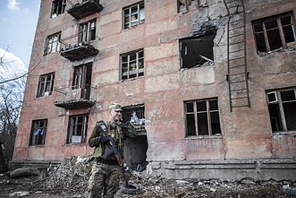 Ukrainian troops in the disengagement area, Zolote-4, Luhansk Region Ukrainian troops in the disengagement area, Zolote-4, Luhansk Region