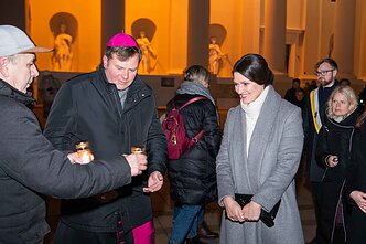 Diana Nausėdienė apsilankė akcijoje „Renkuosi gyvybę“