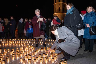 Diana Nausėdienė apsilankė akcijoje „Renkuosi gyvybę“