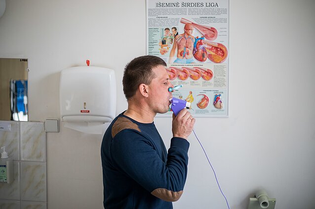 Ugniagesiai tikrinasi sveikatą