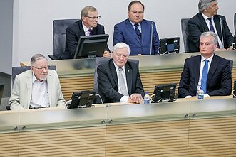 Gitanas Nausėda ir Valdas Adamkus