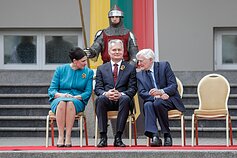 Gitanas Nausėda ir Valdas Adamkus