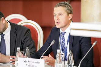 Energy Minister Žygimantas Vaičiūnas Energy Minister Žygimantas Vaičiūnas