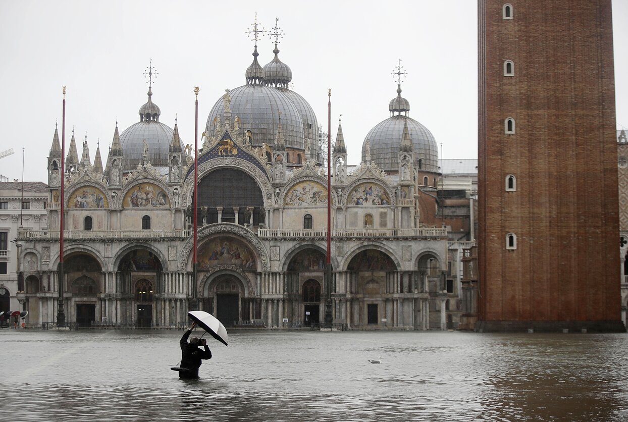 Veneciją užliejo aukščiausias per daugiau kaip 50 metų potvynis