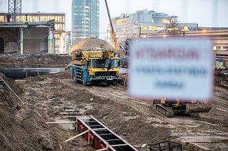 Vilniaus Ukmergės gatvėje rasta aviacinė bomba sustabdė darbus statybvietėje Vilniaus Ukmergės gatvėje rasta aviacinė bomba sustabdė darbus statybvietėje