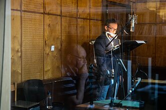 Rimanto Kmitos romano „Pietinia kronikas“ radiofonizacija