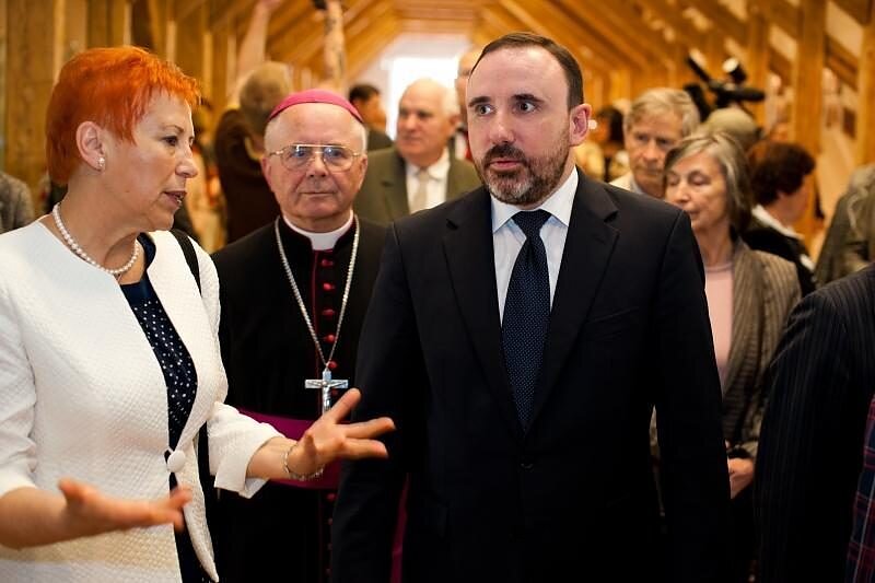 Asmeninio archyvo nuotr., Aldona Ruseckaitė, kardinolas Sigitas Tamkevičius, Arūnas Gelūnas
