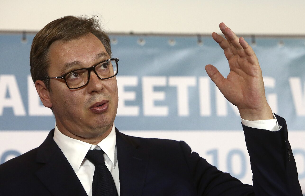 Prezydent Serbii Aleksandar Vučić