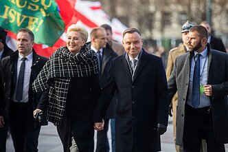 Andrzej Duda na pochówku powstańców styczniowych