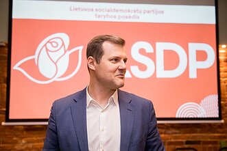 Gintautas Paluckas, head of Lithuania's Social Democrats