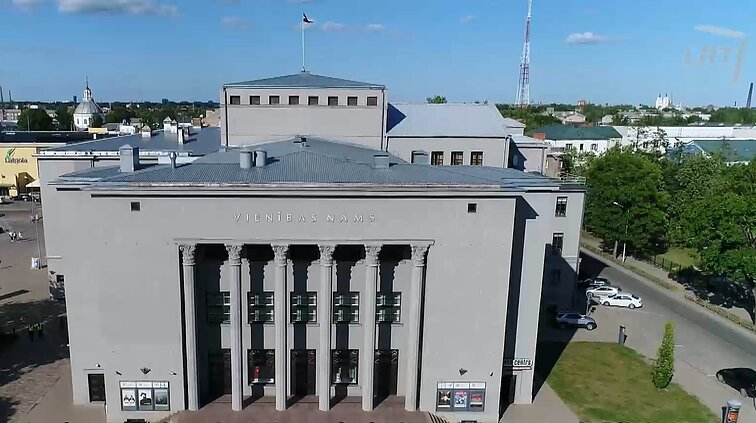 Daugpilio vienybės rūmai – didžiausias Latvijos tarpukario pastatas