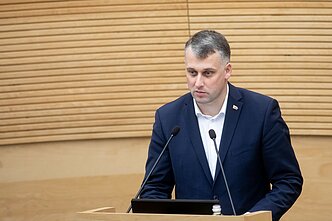 Valius Ąžuolas, the chairman of the Committee on Budget and Finance