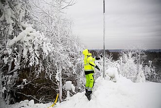 Liepkalnyje gaminamas dirbtinis sniegas Liepkalnyje gaminamas dirbtinis sniegas