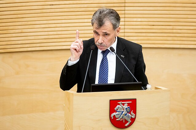 Seime vyksta pirmasis biudžeto svarstymas. Zbignevas Jedinskij Seime vyksta pirmasis biudžeto svarstymas. Zbignevas Jedinskij