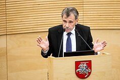 Seime vyksta pirmasis biudžeto svarstymas. Zbignevas Jedinskij.