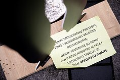 Akademinė bendruomenė prie Vyriausybės dalino diplomus už „ačių“
