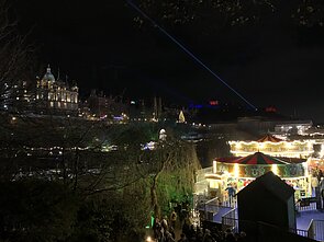 Kalėdinė mugė Edinburge