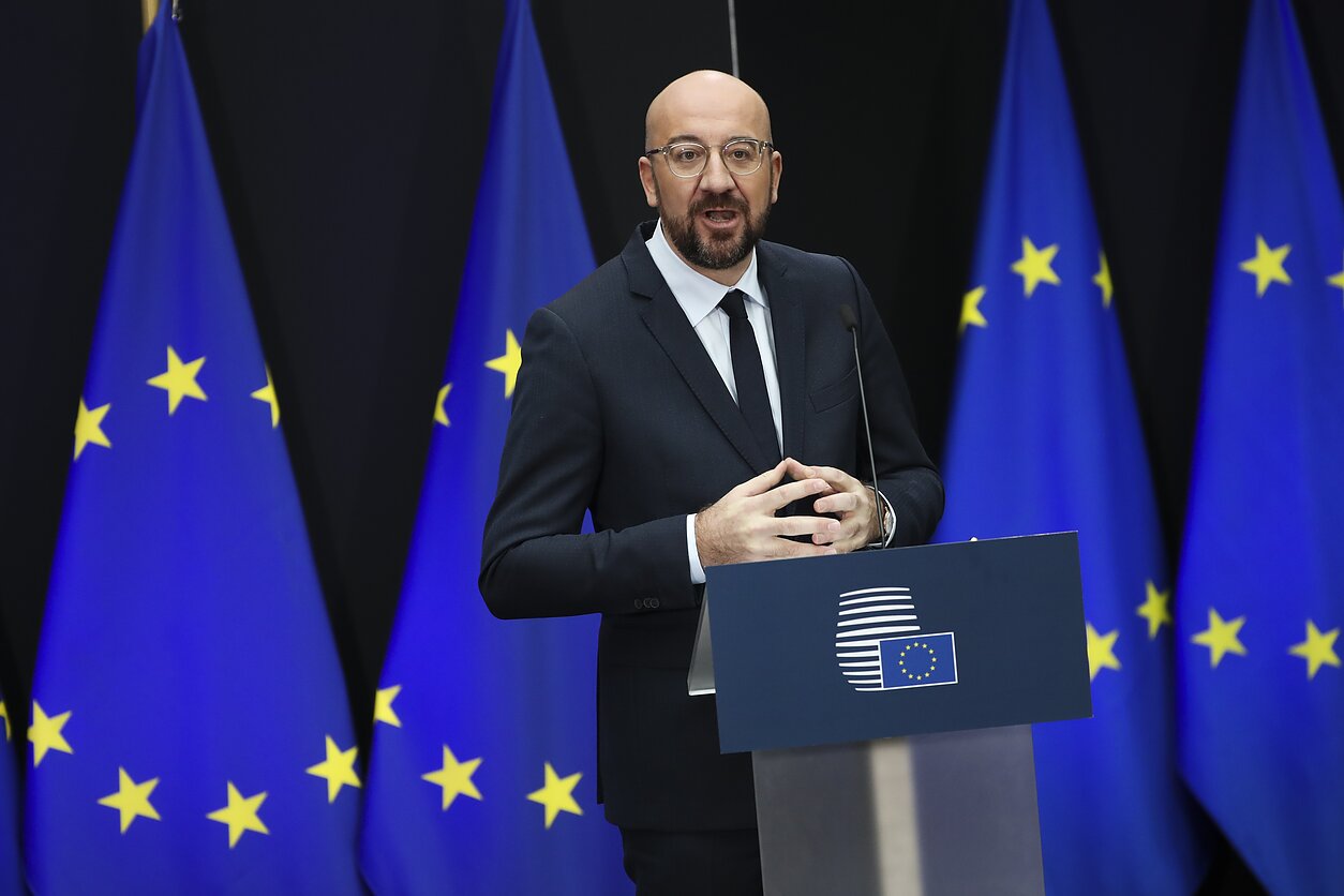 European Council President Charles Michel European Council President Charles Michel