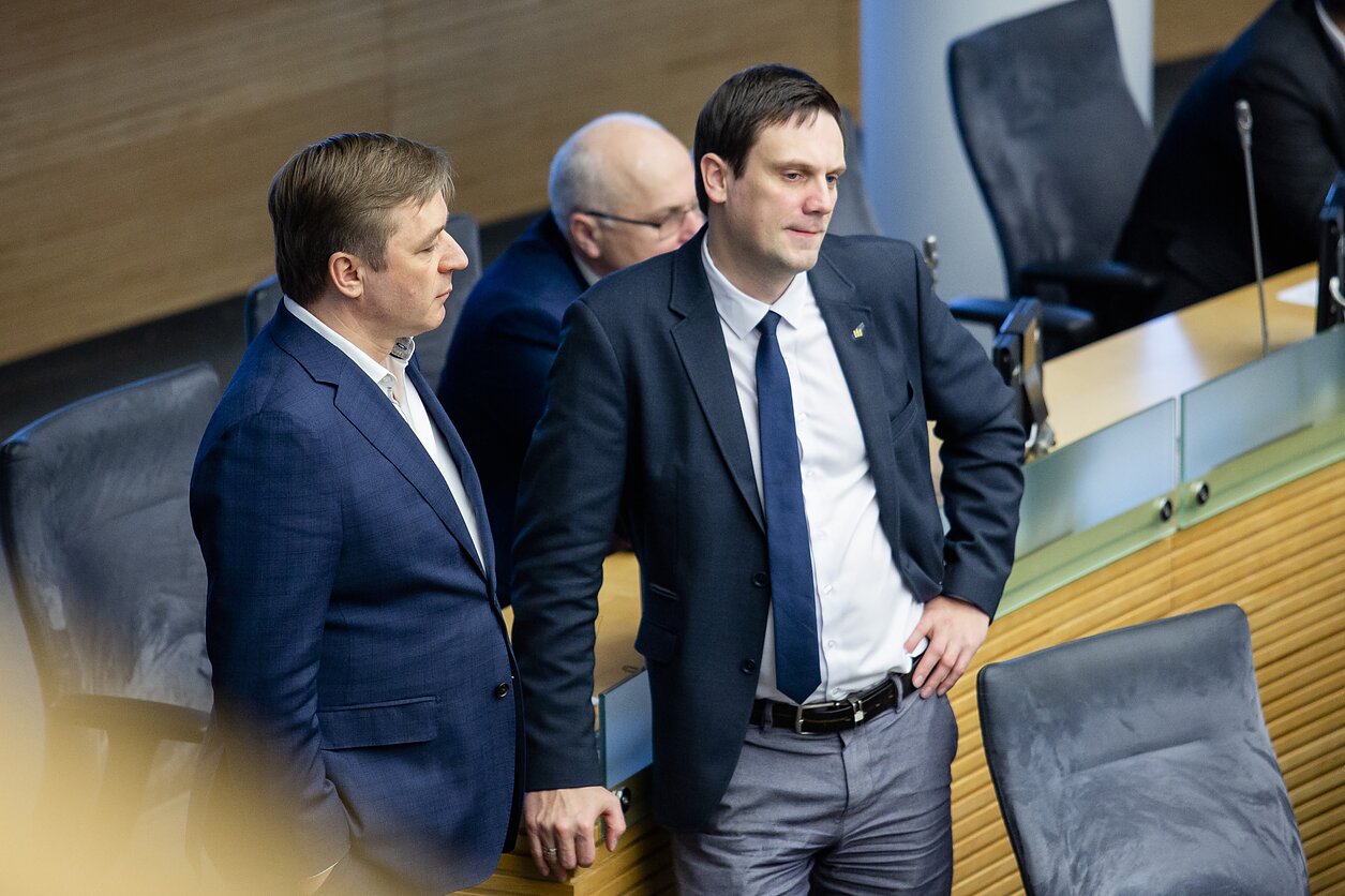 Ramūnas Karbauskis ir Tomas Tomilinas Ramūnas Karbauskis ir Tomas Tomilinas
