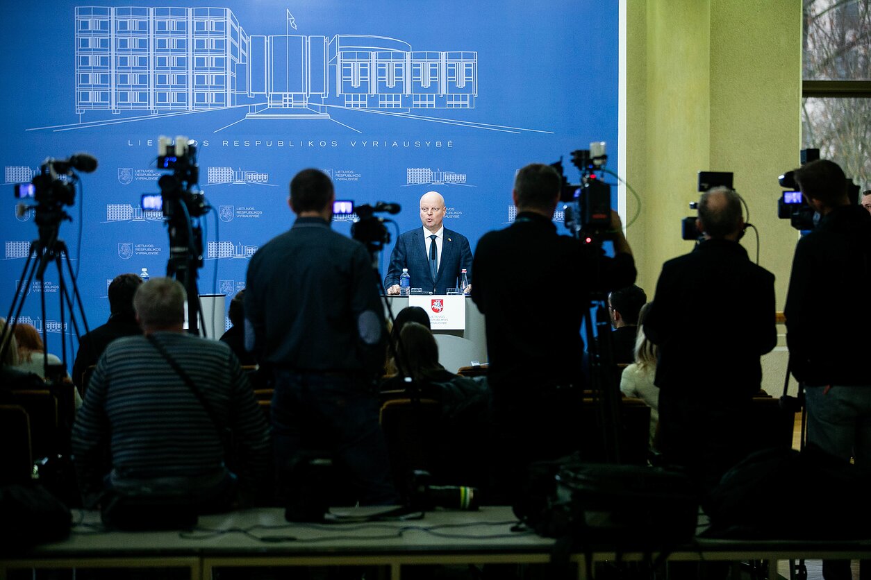 Lithuanian Prime Minister Saulius Skvernelis