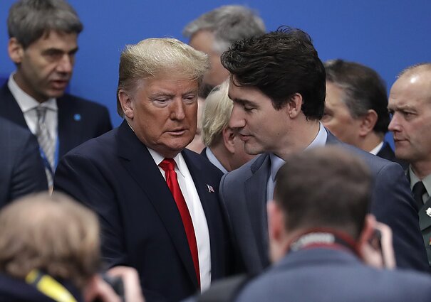 Donaldas Trumpas ir Justinas Trudeau