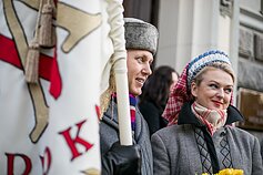 Advokatai surengė protesto eiseną Advokatai surengė protesto eiseną