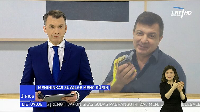Žinios. Menininkas parodos metu visų akivaizdoje suvalgė kito autoriaus kūrinį, kurio vertė – 150 tūkstančių dolerių Žinios. Menininkas parodos metu visų akivaizdoje suvalgė kito autoriaus kūrinį, kurio vertė – 150 tūkstančių dolerių