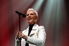 „Roxette vokalistė Marie Fredriksson „Roxette vokalistė Marie Fredriksson
