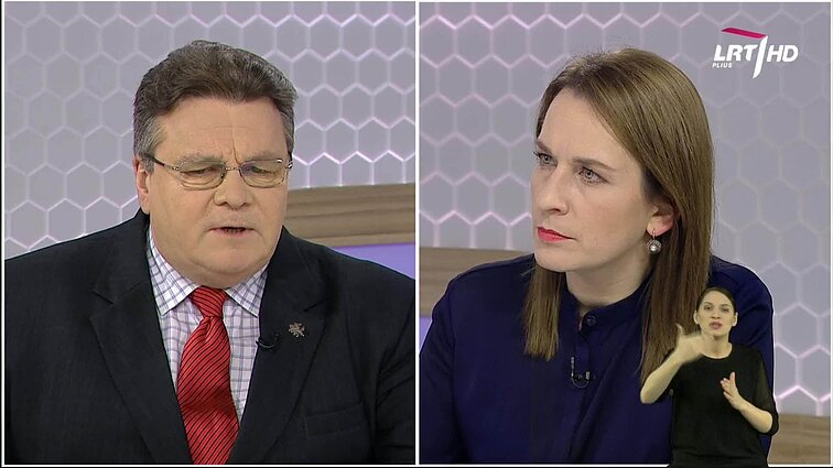 Dienos tema (su vertimu į gestų k.)